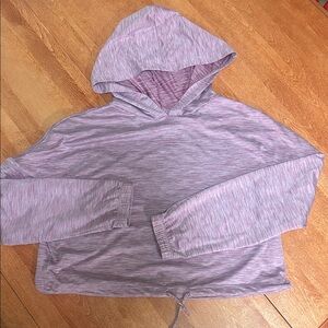 Born Primitive Light Purple Cropped Hooded Sweatshirt
